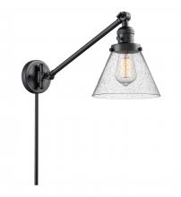 Innovations Lighting 237-BK-G44 - Cone - 1 Light - 8 inch - Matte Black - Swing Arm