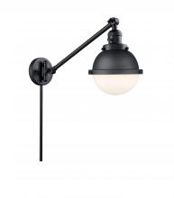 Innovations Lighting 237-BK-HFS-61-BK - Hampden - 1 Light - 7 inch - Matte Black - Swing Arm