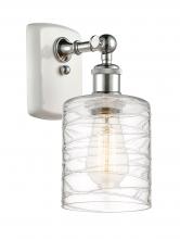 Innovations Lighting 516-1W-WPC-G1113 - Cobbleskill - 1 Light - 5 inch - White Polished Chrome - Sconce