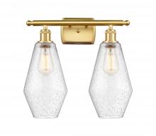 Innovations Lighting 516-2W-SG-G654-7 - Cindyrella - 2 Light - 17 inch - Satin Gold - Bath Vanity Light