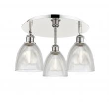 Innovations Lighting 516-3C-PN-G382 - Castile - 3 Light - 18 inch - Polished Nickel - Flush Mount