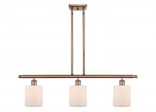 Innovations Lighting 516-3I-AC-G111 - Cobbleskill - 3 Light - 36 inch - Antique Copper - Cord hung - Island Light