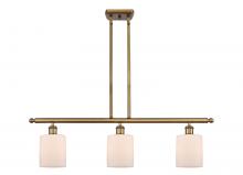 Innovations Lighting 516-3I-BB-G111 - Cobbleskill - 3 Light - 36 inch - Brushed Brass - Cord hung - Island Light