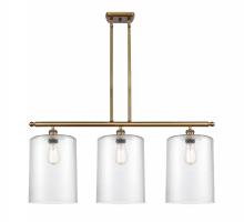 Innovations Lighting 516-3I-BB-G112-L - Cobbleskill - 3 Light - 36 inch - Brushed Brass - Cord hung - Island Light