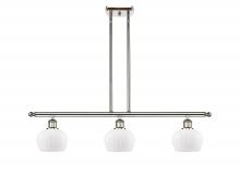 Innovations Lighting 516-3I-PN-G91 - Fenton - 3 Light - 36 inch - Polished Nickel - Cord hung - Island Light