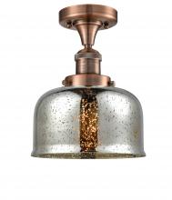 Innovations Lighting 517-1CH-AC-G78 - Bell - 1 Light - 8 inch - Antique Copper - Semi-Flush Mount