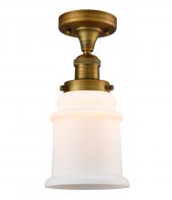 Innovations Lighting 517-1CH-BB-G181 - Canton - 1 Light - 6 inch - Brushed Brass - Semi-Flush Mount