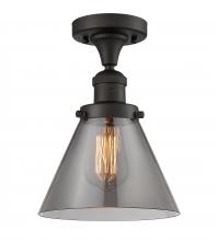 Innovations Lighting 517-1CH-OB-G43 - Cone - 1 Light - 8 inch - Oil Rubbed Bronze - Semi-Flush Mount