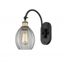 Innovations Lighting 518-1W-BAB-G82 - Eaton - 1 Light - 6 inch - Black Antique Brass - Sconce