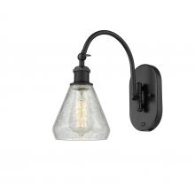 Innovations Lighting 518-1W-BK-G275 - Conesus - 1 Light - 6 inch - Matte Black - Sconce