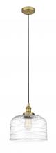 Innovations Lighting 616-1PH-BB-G713-L - Bell - 1 Light - 12 inch - Brushed Brass - Cord hung - Mini Pendant