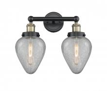 Innovations Lighting 616-2W-BAB-G165 - Geneseo - 2 Light - 16 inch - Black Antique Brass - Bath Vanity Light