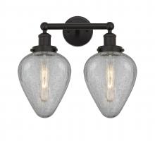 Innovations Lighting 616-2W-OB-G165 - Geneseo - 2 Light - 16 inch - Oil Rubbed Bronze - Bath Vanity Light