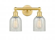 Innovations Lighting 616-2W-SG-G2511 - Caledonia - 2 Light - 14 inch - Satin Gold - Bath Vanity Light