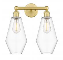 Innovations Lighting 616-2W-SG-G652-7 - Cindyrella - 2 Light - 16 inch - Satin Gold - Bath Vanity Light