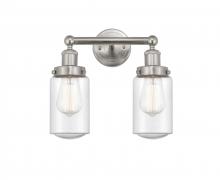 Innovations Lighting 616-2W-SN-G314 - Dover - 2 Light - 14 inch - Brushed Satin Nickel - Bath Vanity Light