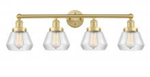 Innovations Lighting 616-4W-SG-G172 - Fulton - 4 Light - 34 inch - Satin Gold - Bath Vanity Light