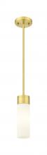 Innovations Lighting 617-1S-SG-G617-8SWH - Boreas - 1 Light - 3 inch - Satin Gold - Stem Hung - Mini Pendant