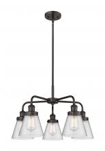 Innovations Lighting 916-5CR-OB-G64 - Cone - 5 Light - 25 inch - Oil Rubbed Bronze - Chandelier