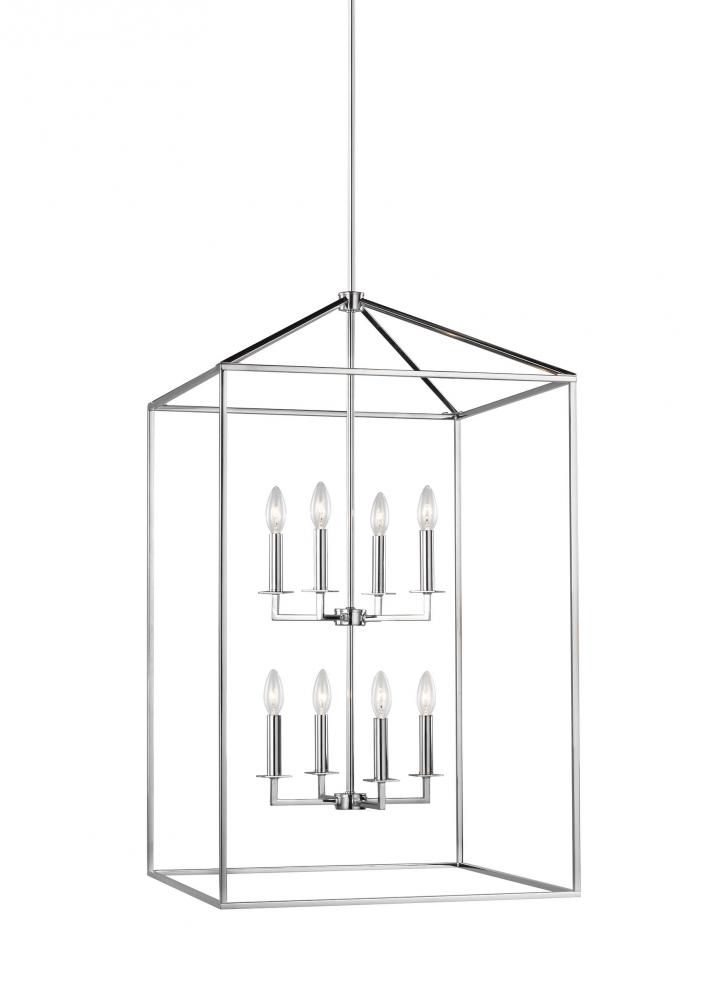 Perryton transitional 8-light LED indoor dimmable extra large ceiling pendant hanging chandelier lig