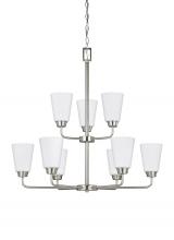 Generation Lighting 3115209EN3-962 - Nine Light Chandelier