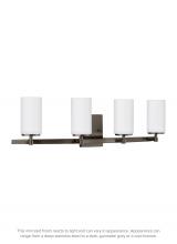 Generation Lighting 4424604EN3-778 - Alturas contemporary 4-light LED indoor dimmable bath vanity wall sconce in brushed oil rubbed bronz