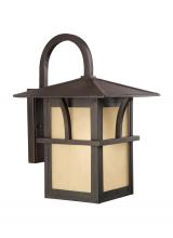 Generation Lighting 88882EN3-51 - Medford Lakes transitional 1-light LED outdoor exterior large wall lantern sconce in statuary bronze