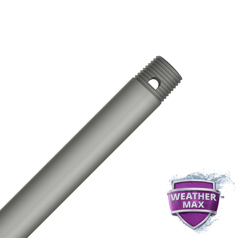 Hunter Matte Silver All-Weather 24" Downrod