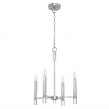 Hunter 19516 - Hunter Sunjai Brushed Nickel 4 Light Large Pendant Ceiling Light Fixture