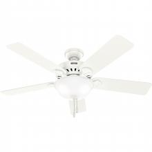 Hunter 52727 - Hunter 52 inch Pro's Best ENERGY STAR® Fresh White Ceiling Fan with LED Light Kit and Pull Chain