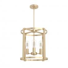 Hunter 19959 - Hunter Astwood Alturas Gold 4 Light Small Chandelier Ceiling Light Fixture