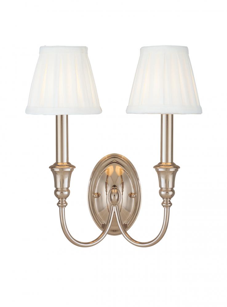 2 LIGHT WALL SCONCE