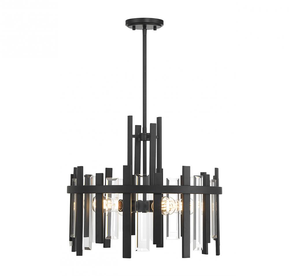 Guillford 4-Light Pendant in Matte Black