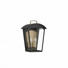 Lighting One US V1-27104BK-BU - Medium Wall Mount Lantern