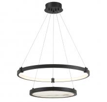 Lighting One US V6-L7-7120-50-89 - Mayer LED Chandelier in Matte Black