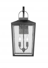 Millennium 42653-PBK - Devens 2-Light Outdoor Wall Sconce Powder Coated Black