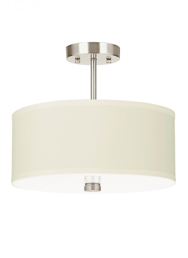 Dayna Shade Pendants Two Light Flush / Semi-Flush Convertible