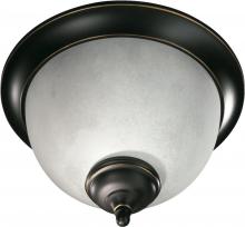 Quorum 3135-13-95 - Two Light Old World Bowl Flush Mount