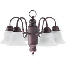 Quorum 6429-5-33 - Five Light Cobblestone Down Chandelier