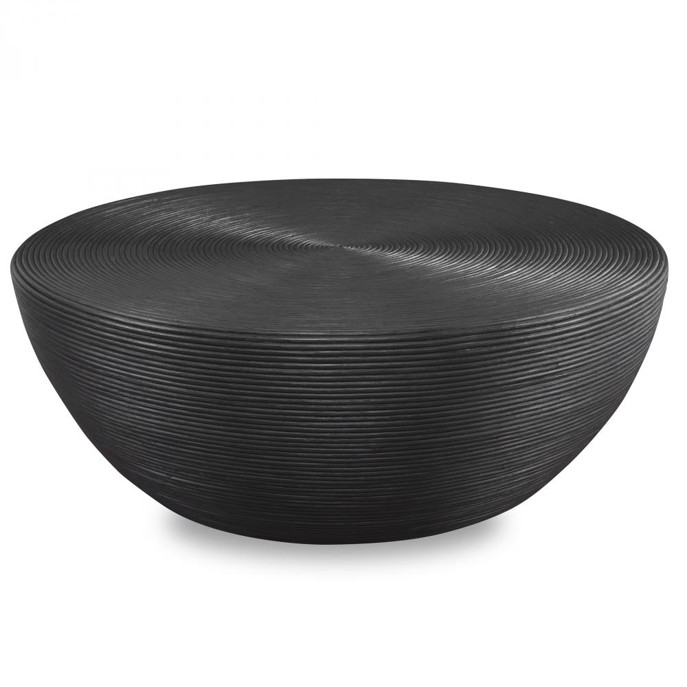 Bongo Black Rattan Coffee Table