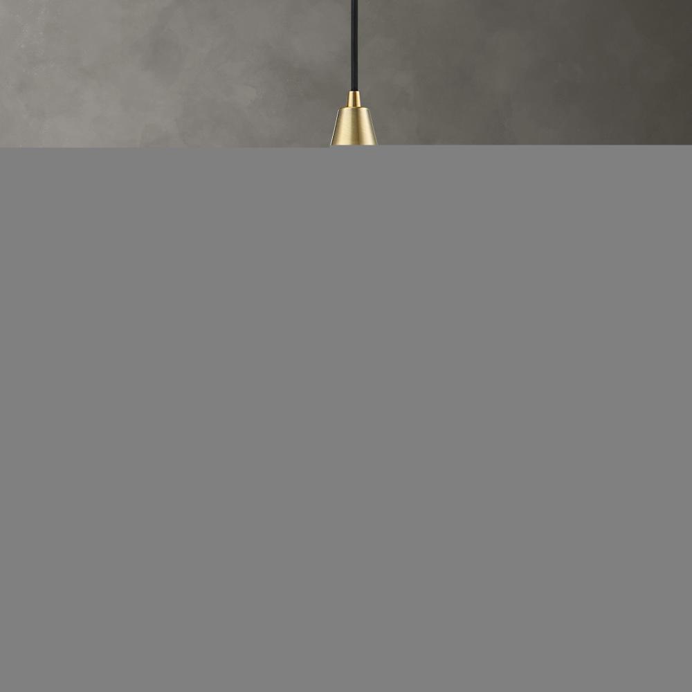 Eichler Antique Brass 1 Light Mini Pendant