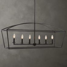 Uttermost 21348 - Clayton 6 Light Linear Chandelier