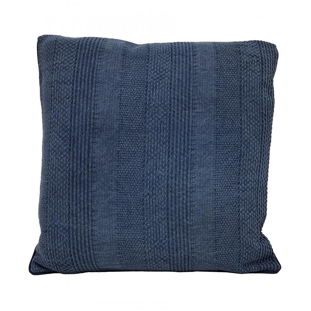 Saskia 22x22'' Pillow - Blue